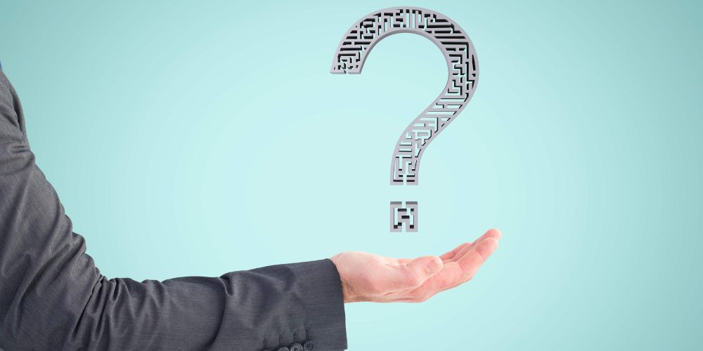 hand holding question mark