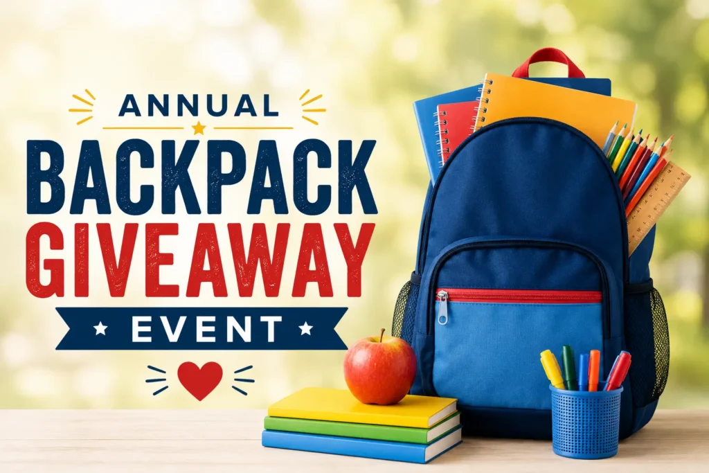 Annual Backpack Giveaway Event