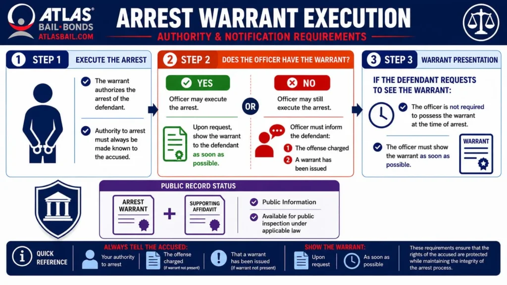 Arrest Under Warrant