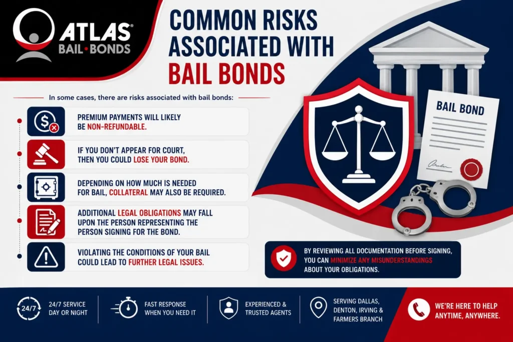 Common Risks Associated with Bail Bonds